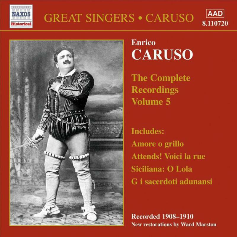 Picture of Caruso - CARUSO, Enrico: Complete Recordings, Vol. 5