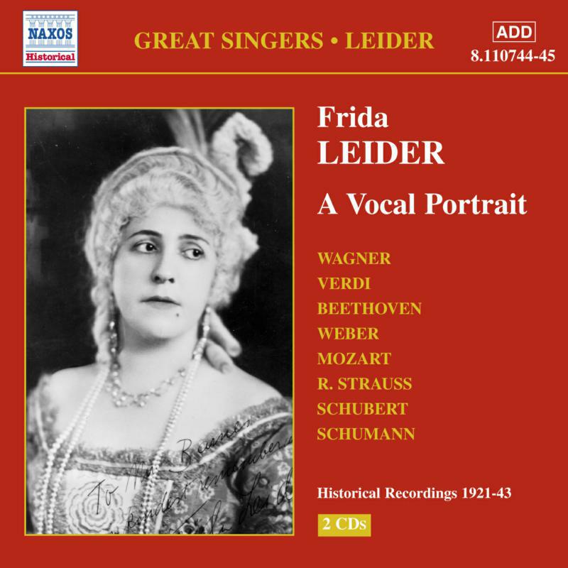 Picture of Frida Leider - Leider, Frida: A Vocal Portrait