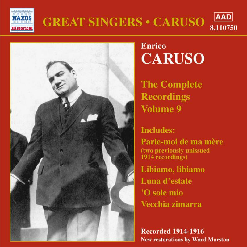 Picture of Caruso:V - CARUSO, Enrico: Complete Recordings, Vol. 9