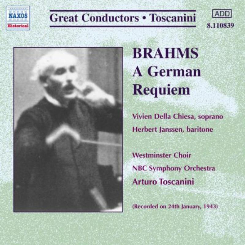 Picture of Arturo Toscanini - BRAHMS: A GERMAN REQUIEM