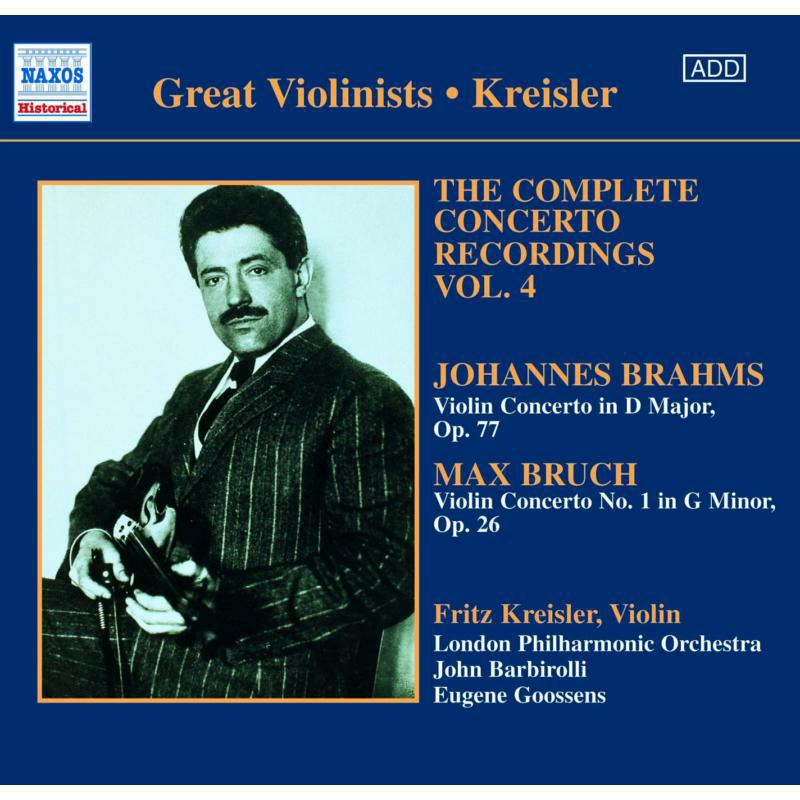 Picture of Kreisler - BRUCH / BRAHMS: Violin Concertos