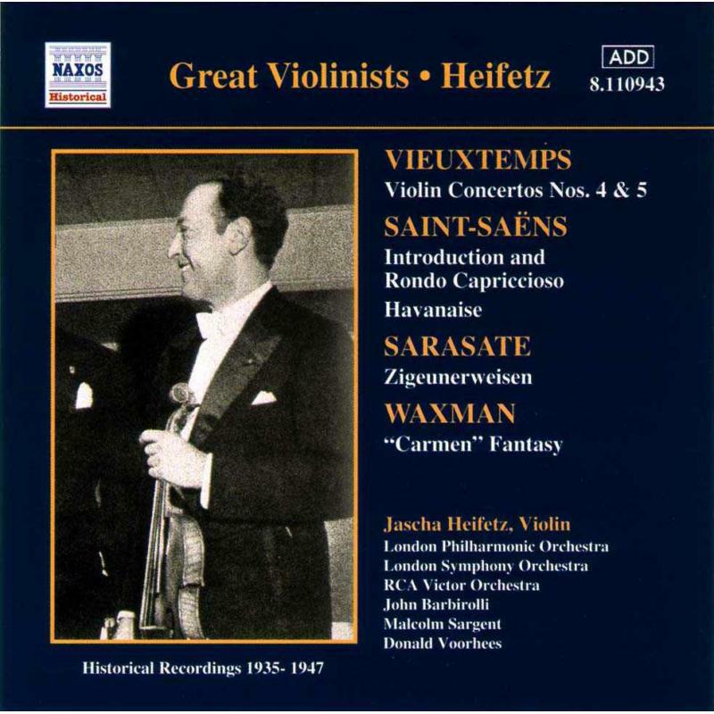 Picture of Vieuxtemps - VIEUXTEMPS: Violin Concertos Nos. 4 and 5