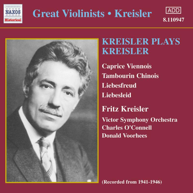 Picture of Kriesler - KREISLER: Kreisler Plays Kreisler