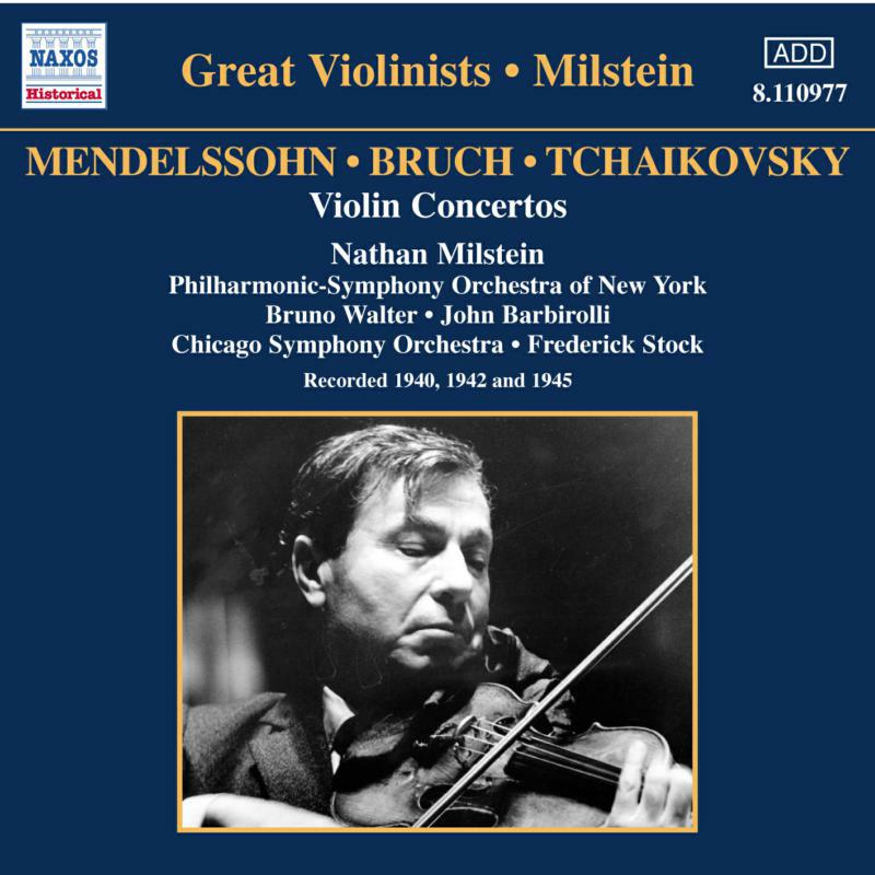 Picture of Milstein - MENDELSSOHN / TCHAIKOVSKY / BRUCH: Violin Concertos