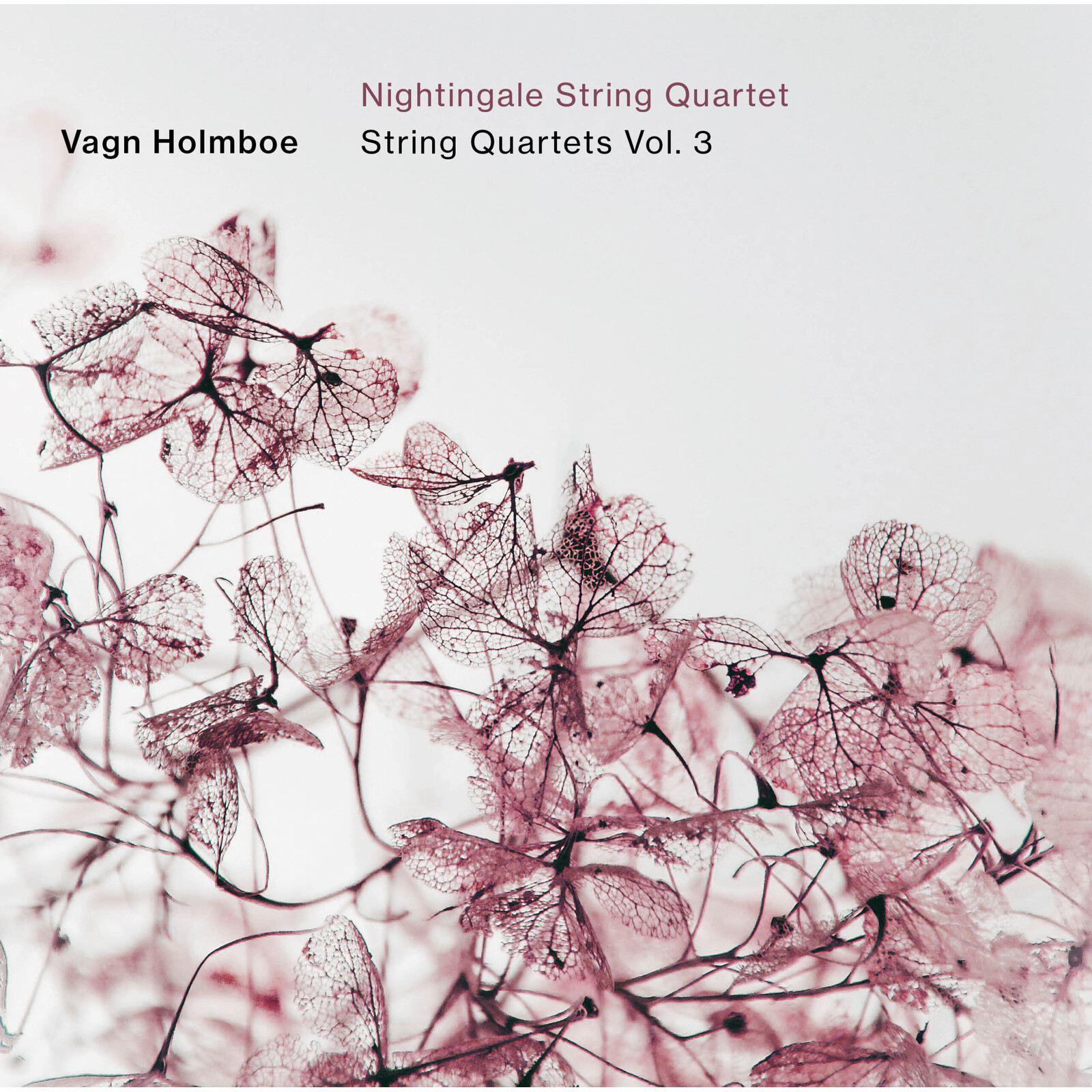 Picture of Nightingale String Quartet - Vagn Holmboe: String Quartets, Vol. 3