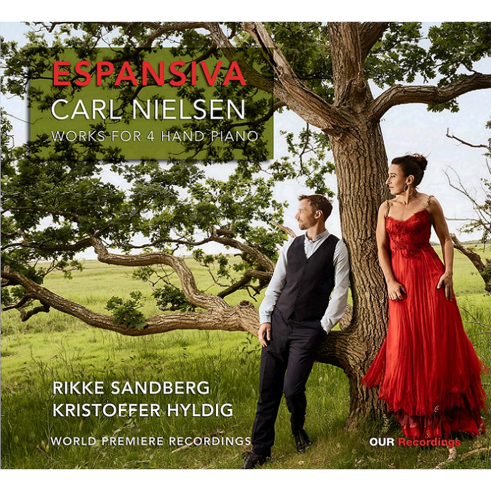 Picture of Rikke Sandberg; Kristoffer Hyldig - Espansiva - Carl Nielsen: Works for 4 Hand Piano