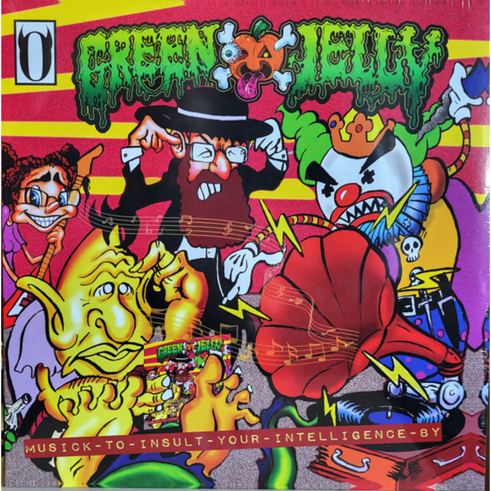 Picture of Green Jelly - Musick To Insult Your Intelligence By (Orange/Black Splatter Vinyl)