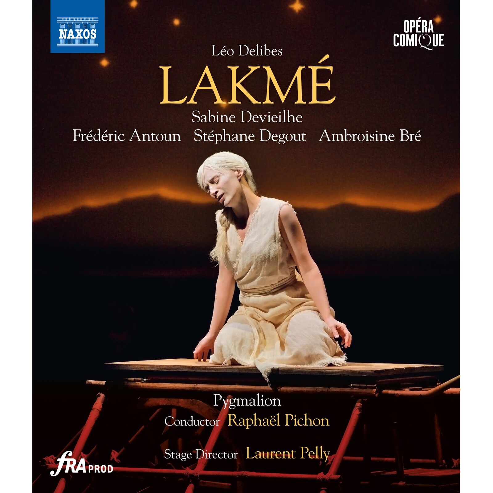 Picture of Sabine Devieilhe; Frederic Antoun; Stephane Degout; Ambroisine Bre; Philippe Estephe; Elisabeth Boudreault; Marielou Jacquard; Mireille Delunsch; Francois Rougier; Orchestra and Choir Pygmalion; Raphael Pichon - Leo Delibes: Lakme