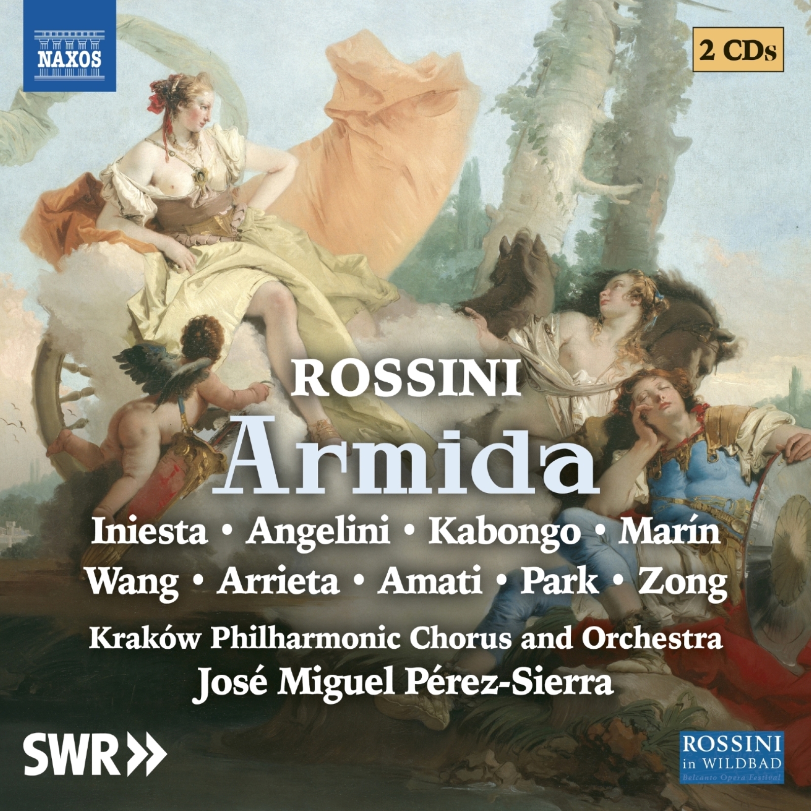 Picture of Ruth Iniesta; Manuel Amati; Michele Angelini; Cesar Arrieta; Patrick Kabongo; Moises Marin; Chuan Wang; Jusung Gabriel Park; Shi Zong; Krakow Philharmonic Chorus and Orchestra; Jose Miguel Perez-Sierra - Gioachino Rossini: Armida