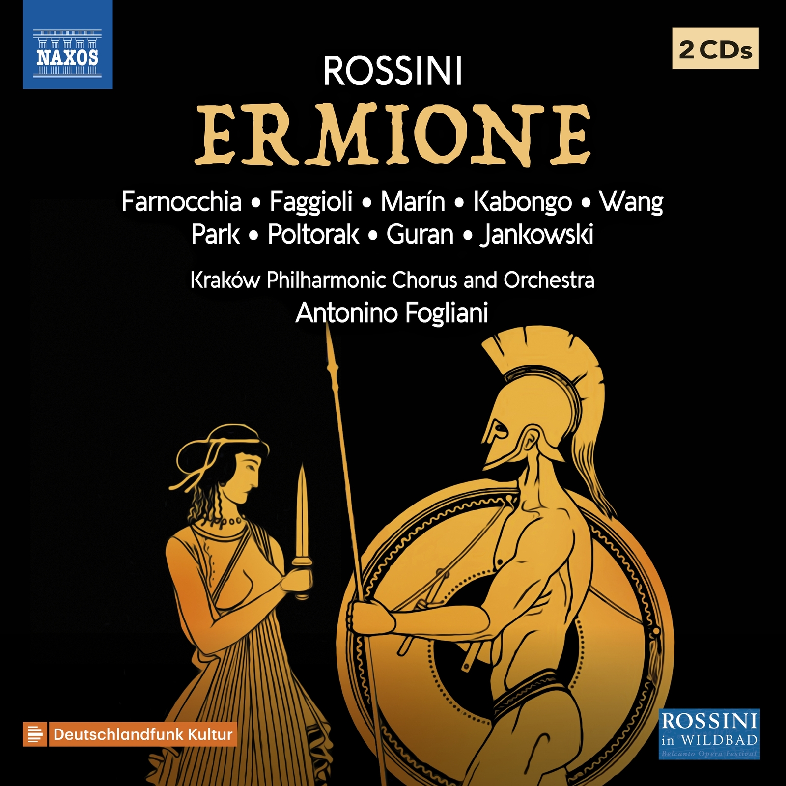 Picture of Serena Farnocchia; Katarzyna Guran; Mariana Poltorak; Aurora Faggioli; Bartosz Jankowski; Patrick Kabongo; Moises Marin; Chuan Wang; Jusung Gabriel Park; Krakow Philharmonic Chorus and Orchestra; Antonino Fogliani - Gioachino Rossini: Ermione