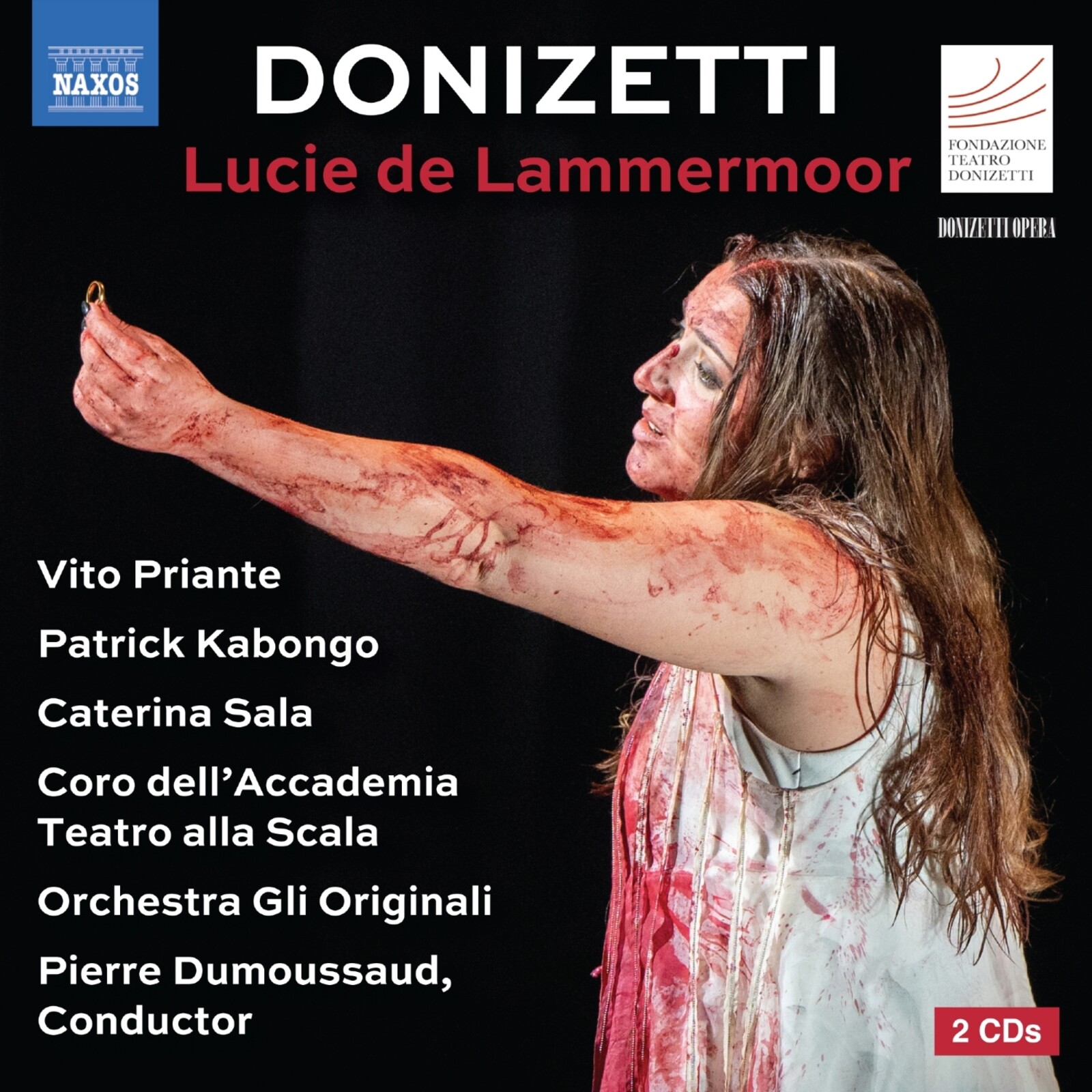 Picture of Vito Priante; Patrick Kabongo; Caterina Sala; Julien Henric; David Astorga; Roberto Lorenzi; Coro dell'Accademia Teatro alla Scala; Salvo Sgro; Orchestra Gli Originali; Pierre Dumoussaud - Gaetano Donizetti: Lucie de Lammermoor