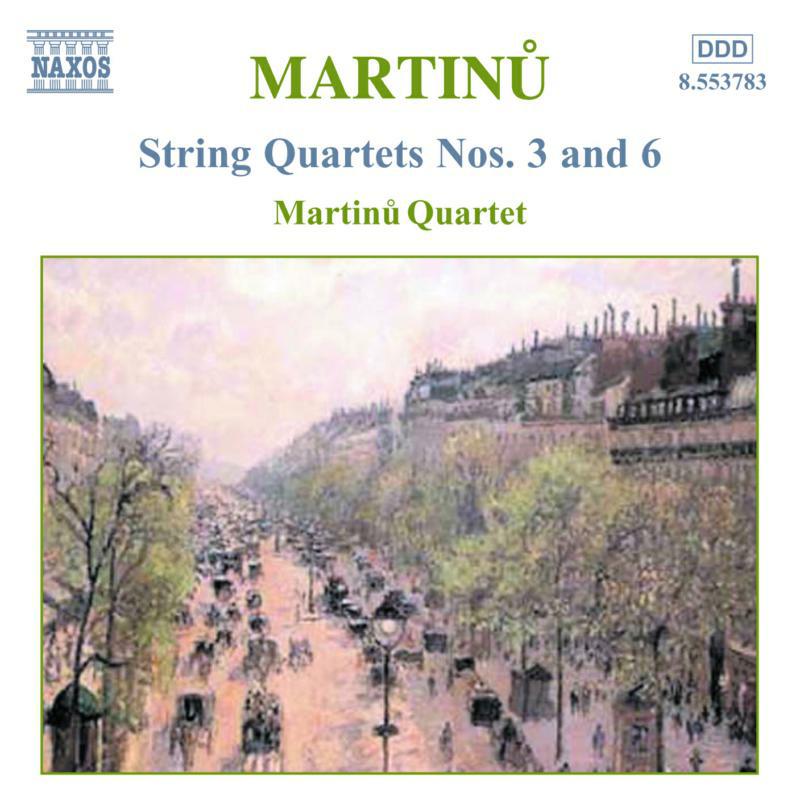 Picture of Martinu Quartet - MARTINU: String Quartets Nos. 3 and 6