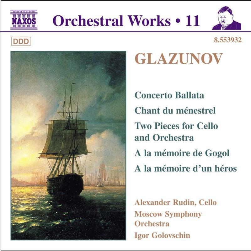 Picture of Rudin:Moscow So - GLAZUNOV: Works for Cello and Orchestra