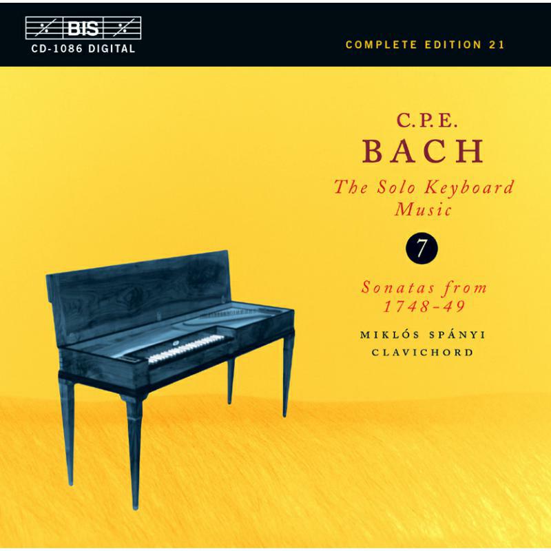 Picture of Spanyi, Miklos - CPE Bach: The Solo Keyboard Music, Vol 7 - Sonatas from 1748-49