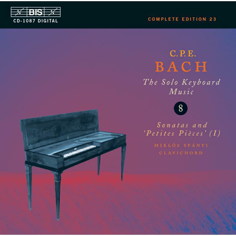 Picture of Spanyi, Miklos - CPE Bach: The Solo Keyboard Music, Vol 8 - Sonatas 'Petites Pi?ces' I /Sp?nyi