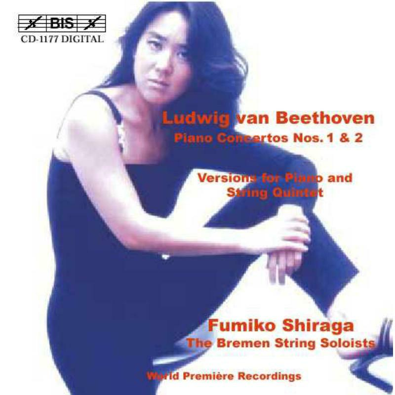 Picture of Bremen String Soloists:Shiraga - Beethoven - Piano Concertos Nos. 1-2, chamber versions