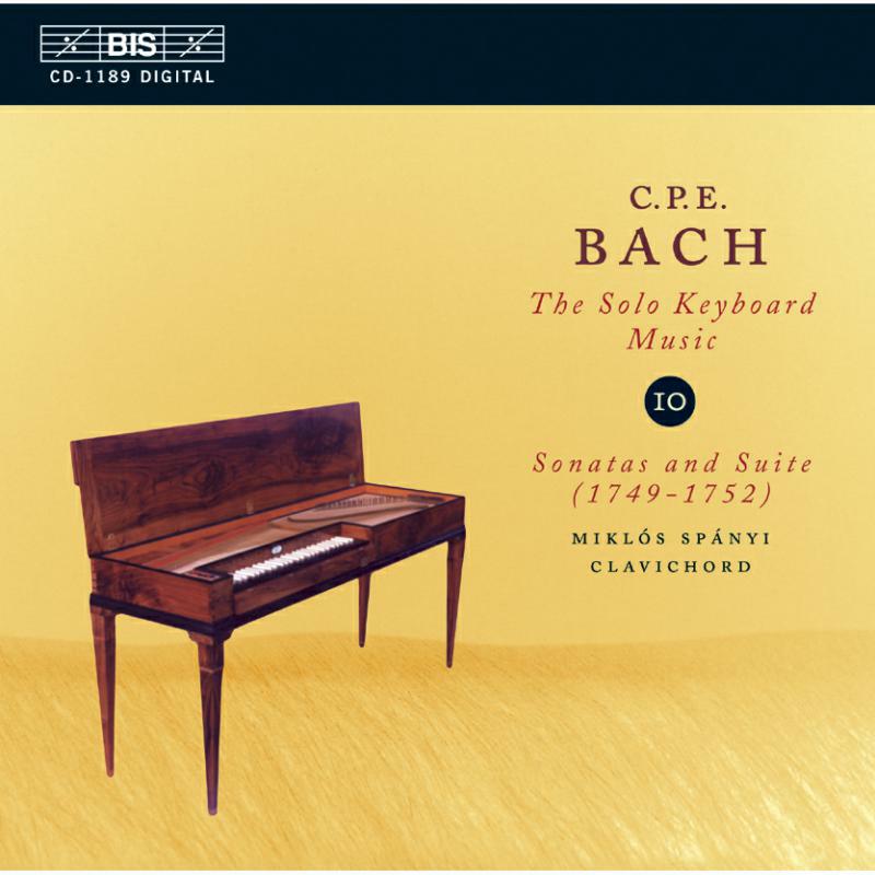 Picture of Spanyi - CPE Bach: The Solo Keyboard Music, Vol 10 - Sonatas and Suite 1749-1752 /Sp�nyi