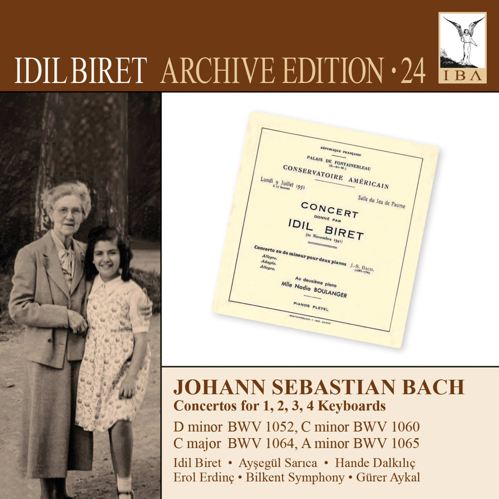Picture of Idil Biret; Bilkent Symphony Orchestra; Gurer Aykal; Erol Erdinc - Idil Biret Archive: Archive Edition, Vol. 24 - Johann Sebastian Bach: Concertos for 1, 2, 3, 4 Keyboards
