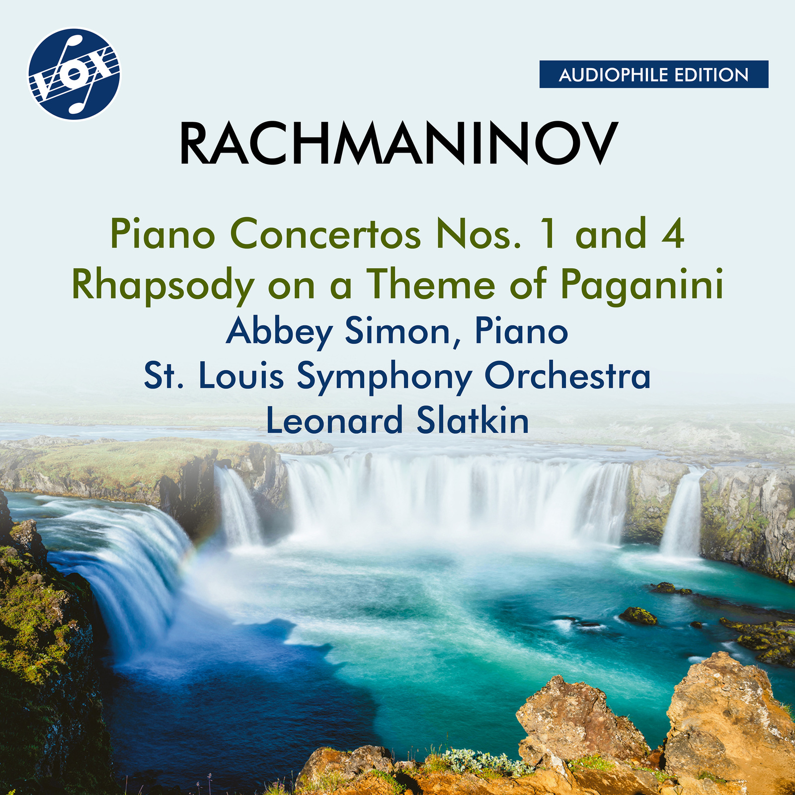 Picture of St. Louis Symphony Orchestra; Abbey Simon; Leonard Slatkin - Sergey Rachmaninov: Piano Concertos Nos. 1 & 4; Rhapsody on a Theme of Paganini