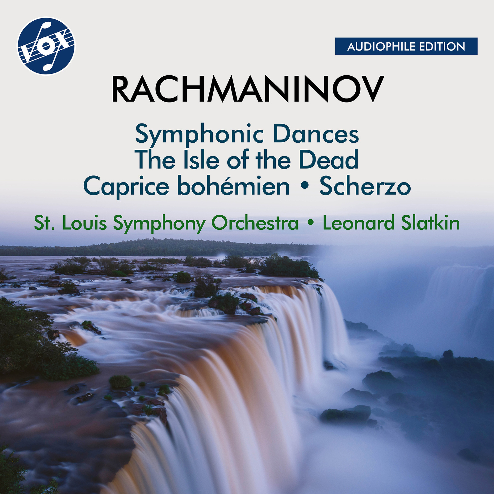 Picture of St. Louis Symphony Orchestra; Leonard Slatkin - Sergey Rachmaninov: Symphonic Dances; The Isle of the Dead; Caprice bohemien; Scherzo