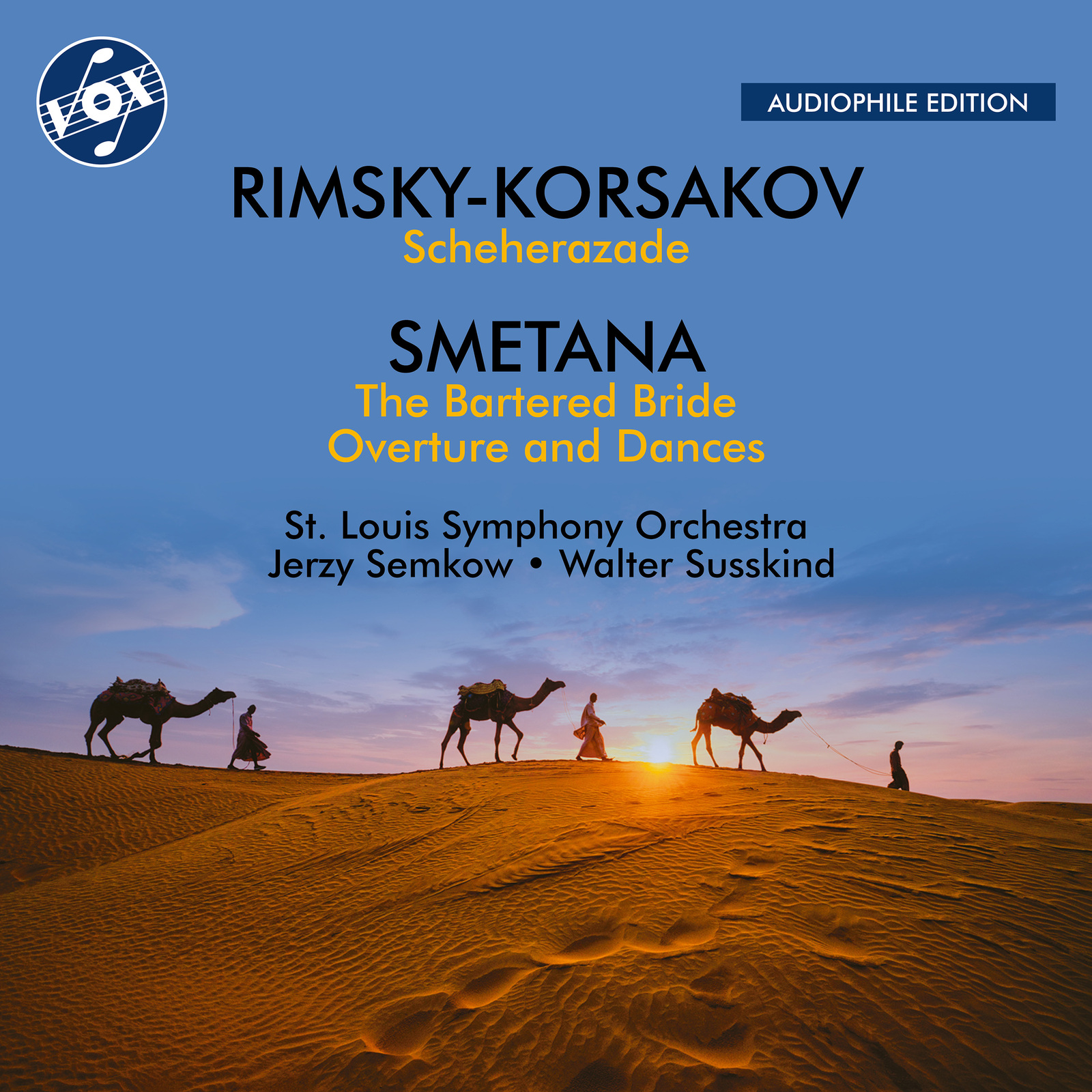Picture of St. Louis Symphony Orchestra; Jerzy Semkow; Walter Susskind - Nikolay Rimsky-Korsakov: Scheherazade; Bedrich Smetana: The Bartered Bride Overture and Dances