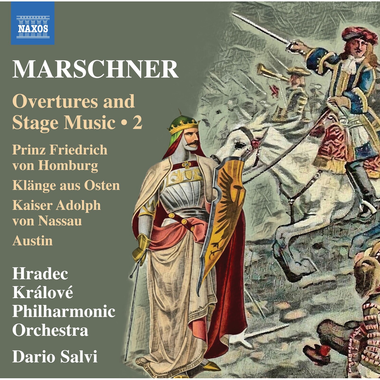 Picture of Hradec Kralove Philharmonic Orchestra; Dario Salvi - Heinrich Marschner: Overtures and Stage Music, Vol. 2
