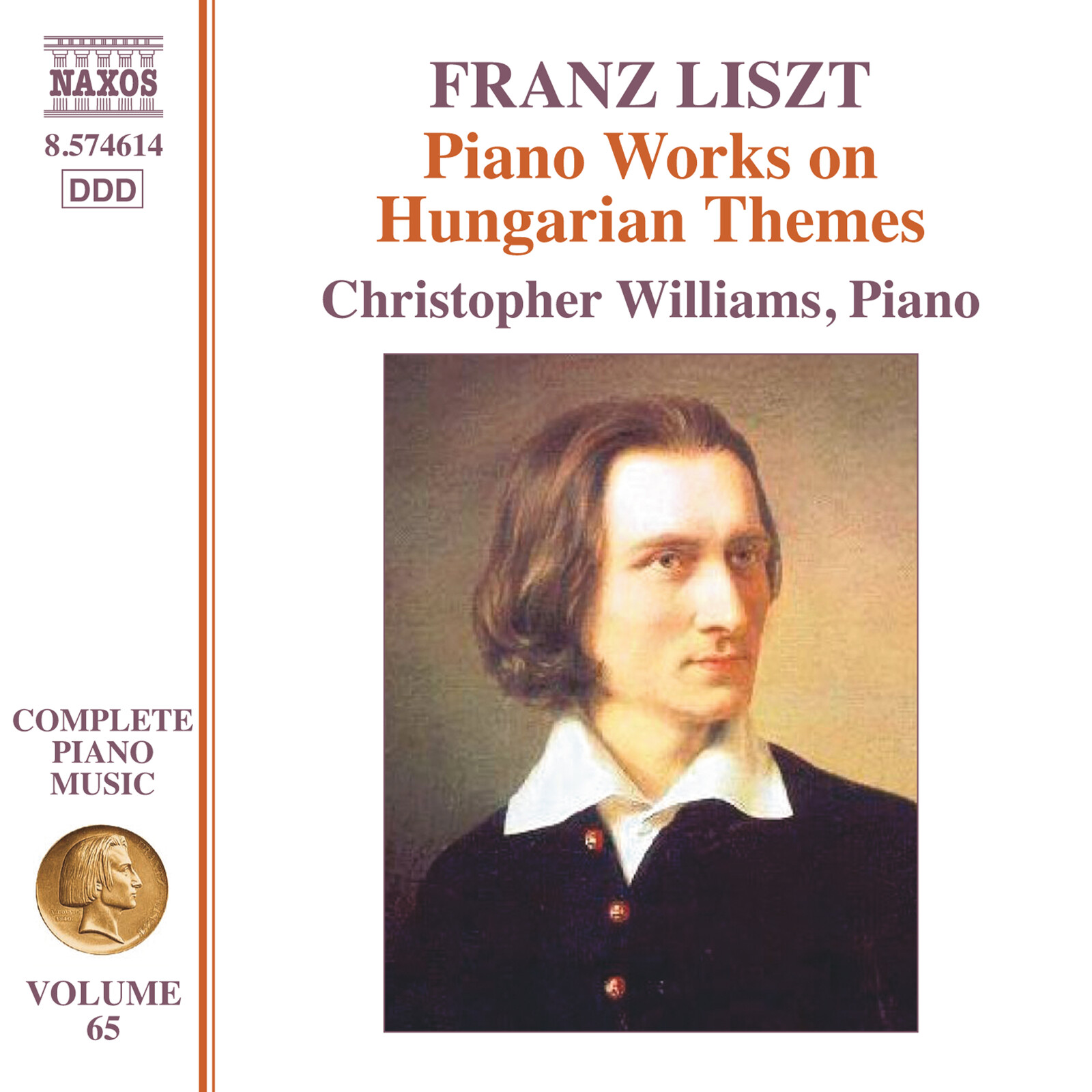 Picture of Christopher Williams - Franz Liszt: Complete Piano Music, Vol. 65 - Piano Works on Hungarian Themes