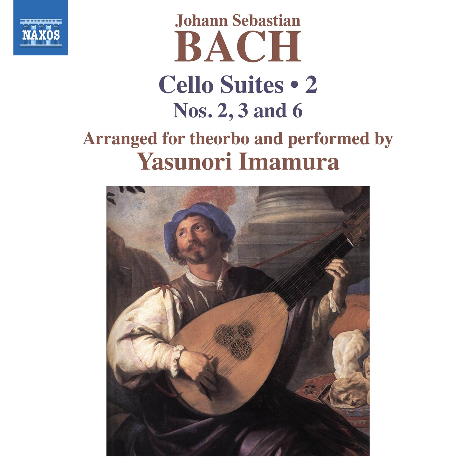 Picture of Yasunori Imamura - Johann Sebastian Bach: Cello Suites, Vol. 2 - Nos. 2, 3 and 6 (arranged for theorbo)