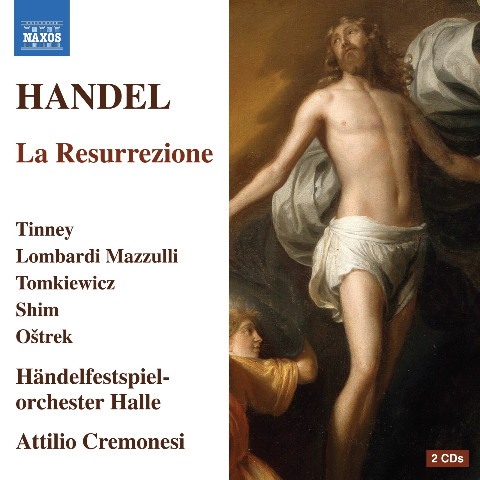 Picture of Carine Tinney; Francesca Lombardi Mazzulli; Rafal Tomkiewicz; Youn-Seong Shim; David Ostrek; Handelfestspielorchester Halle; Attilio Cremonesi - George Frideric Handel: La Resurrezione