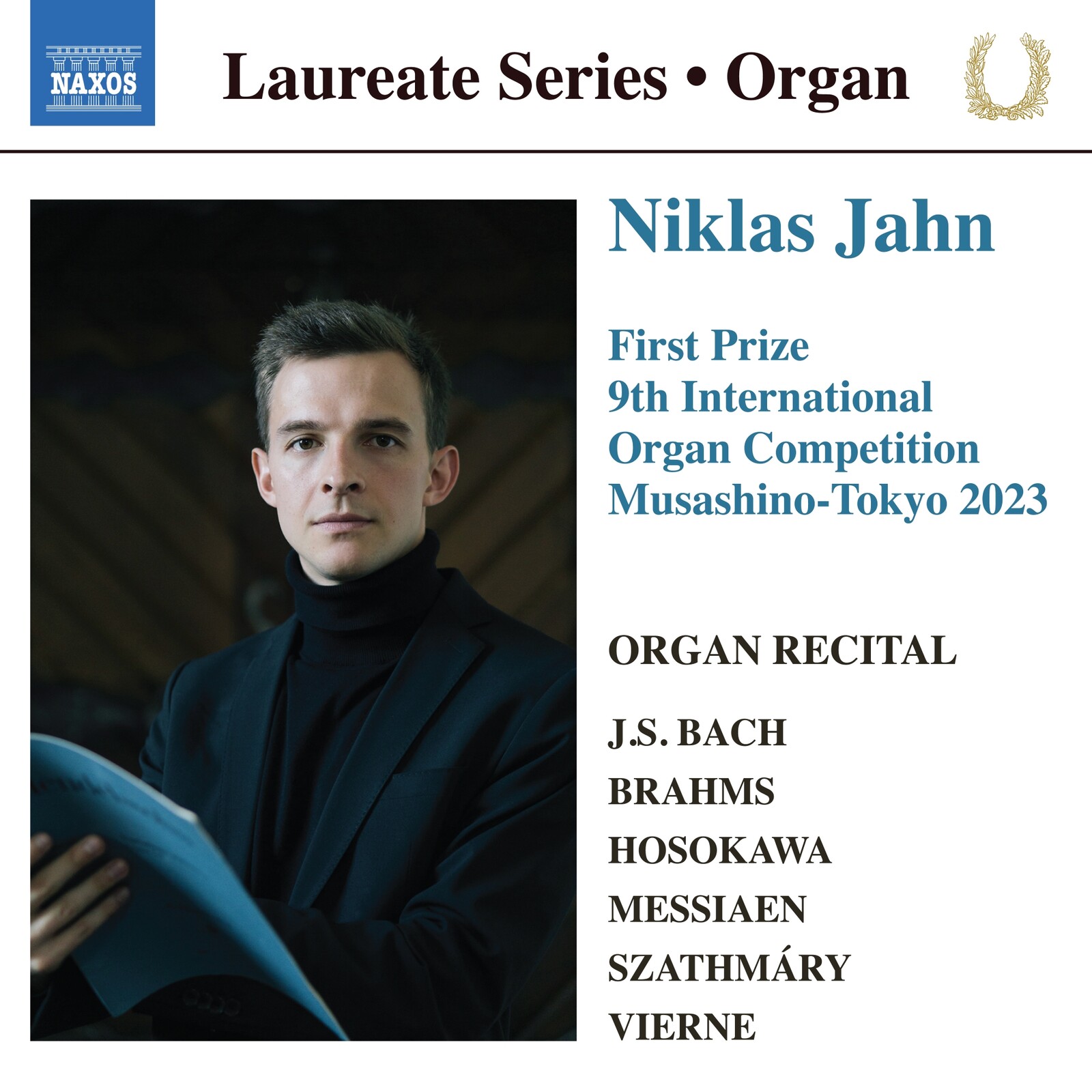 Picture of Niklas Jahn - Niklas Jahn Organ Laureate Recital - First Prize, 9th International Organ Competition Musashino-Tokyo 2023 (J.S. Bach; Brahms; Hosokawa; Messiaen; Szathmary; Vierne)