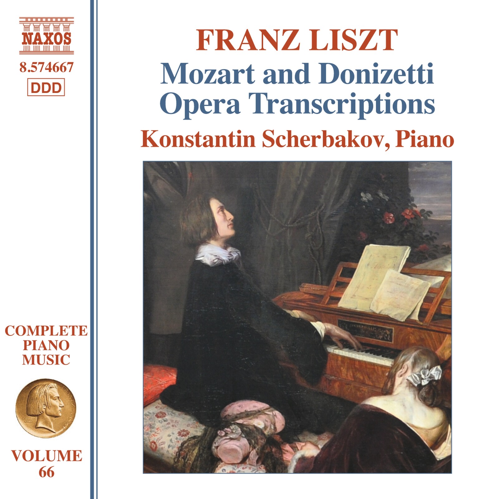 Picture of Konstantin Scherbakov - Franz Liszt: Complete Piano Music, Vol. 66 - Mozart and Donizetti Opera Transcriptions