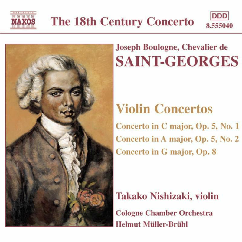 Picture of Nishizaki:Cologne Rso - SAINT-GEORGES: Violin Concertos Op. 5, Nos. 1-2 and Op. 8