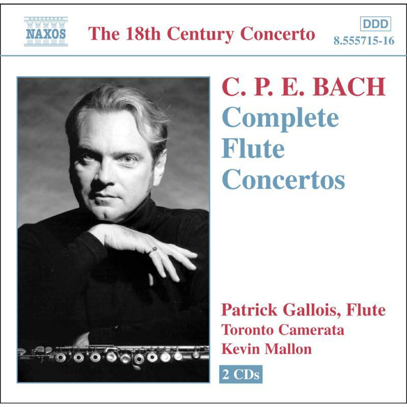 Picture of Gallois:Toronto Co:Mallon - BACH, C.P.E.: Flute Concertos