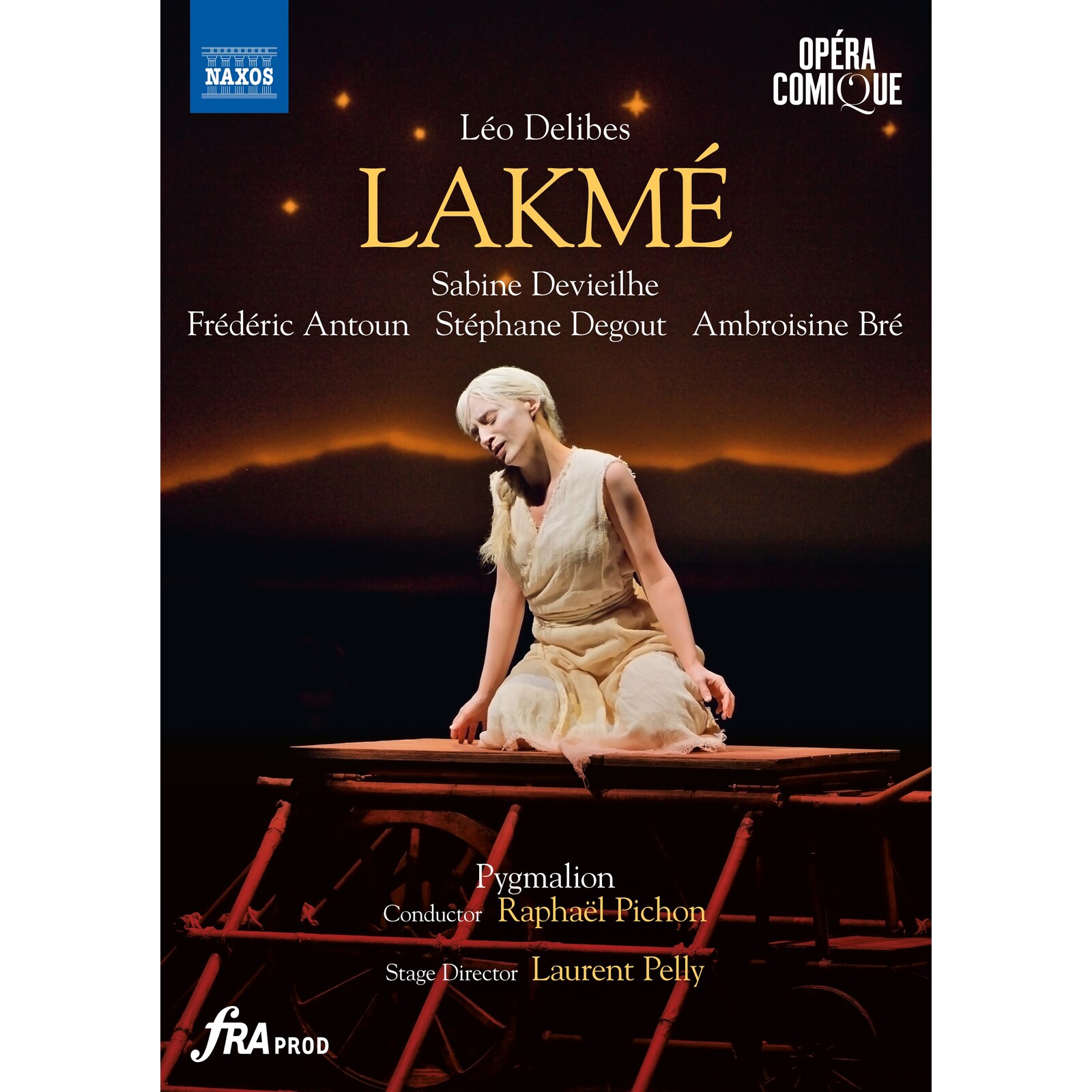 Picture of Sabine Devieilhe; Frederic Antoun; Stephane Degout; Ambroisine Bre; Philippe Estephe; Elisabeth Boudreault; Marielou Jacquard; Mireille Delunsch; Francois Rougier; Orchestra and Choir Pygmalion; Raphael Pichon - Leo Delibes: Lakme