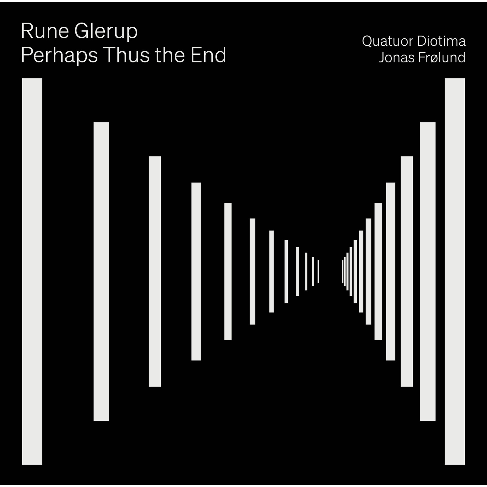 Picture of Quatuor Diotima; Jonas Frolund - Rune Glerup: Perhaps Thus the End
