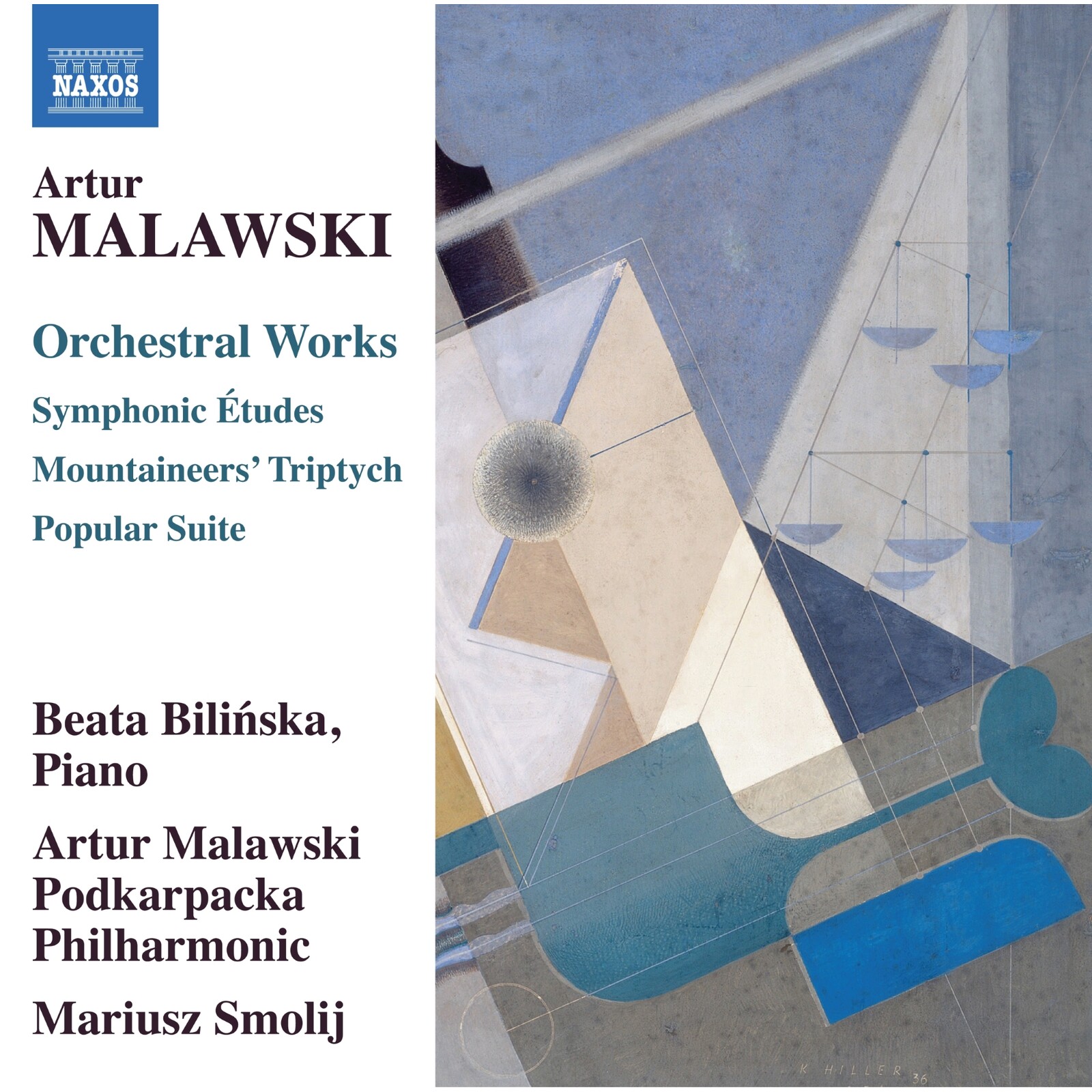 Picture of Beata Bilinska; Artur Malawski Podkarpacka Philharmonic; Mariusz Smolij - Artur Malawski: Orchestral Works - Symphonic Etudes; Mountaineers' Triptych; Popular Suite