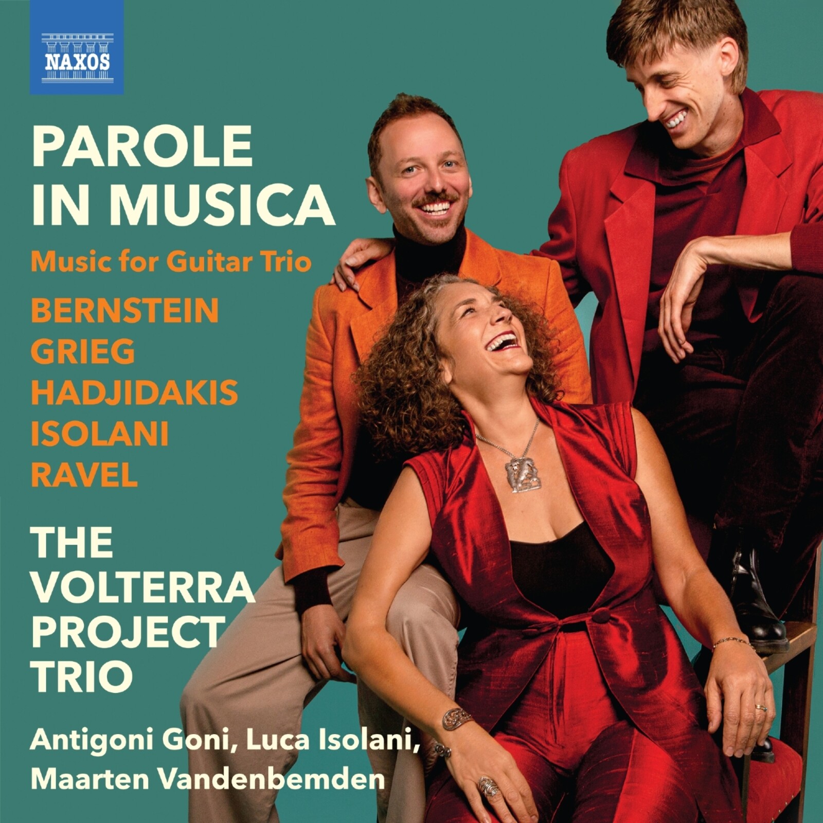 Picture of The Volterra Project Trio - Parole in Musica - Music for Guitar Trio (Bernstein; Grieg; Hadjidakis; Isolani; Ravel)