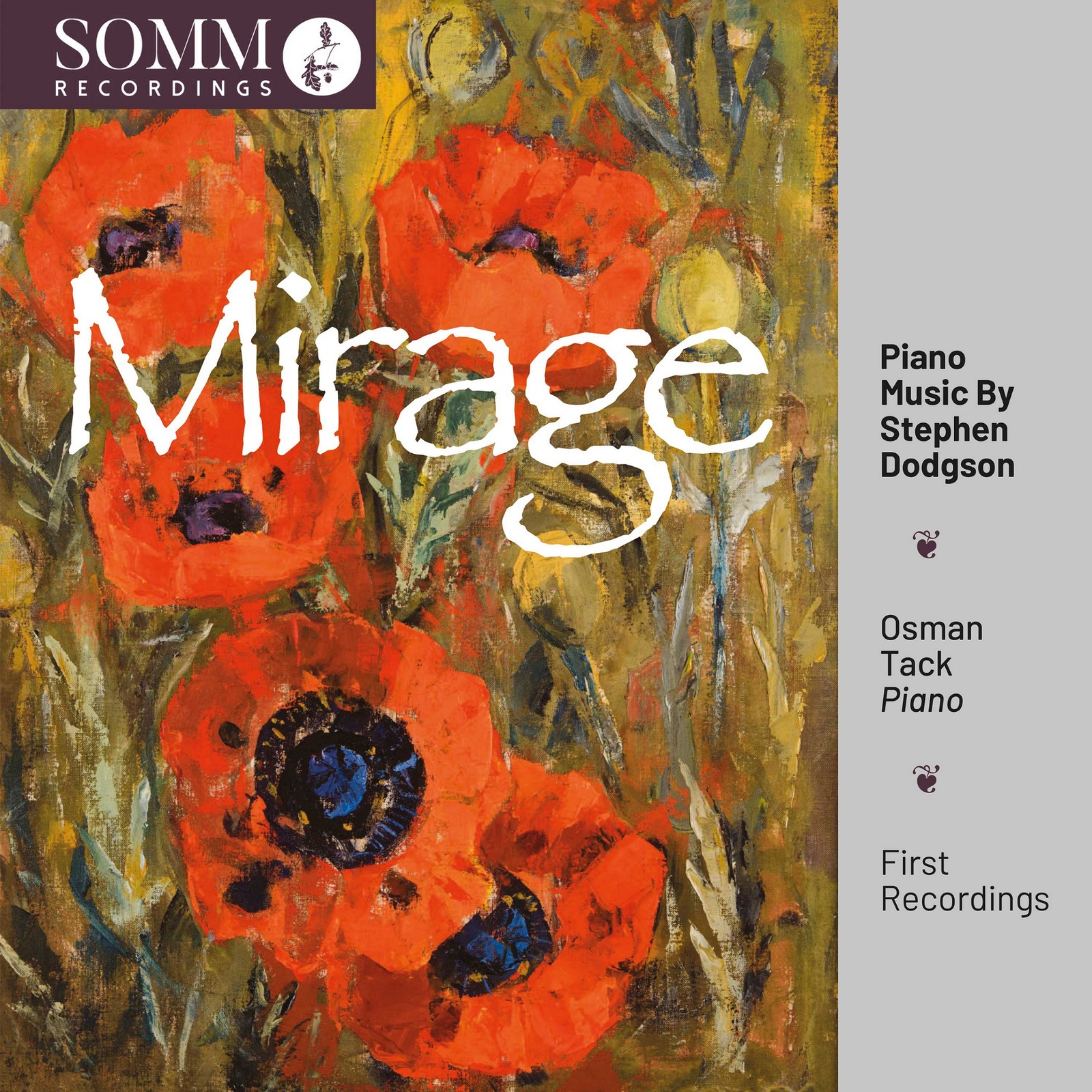 Picture of Osman Tack - Mirage - Piano Music by Stephen Dodgson