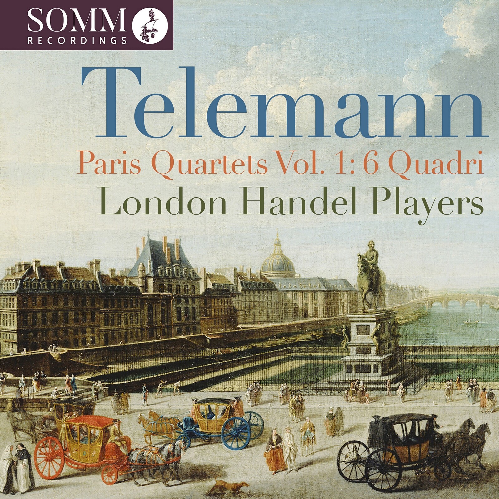 Picture of The London Handel Players - Telemann Paris Quartets, Volume 1: 6 Quadri (1730)
