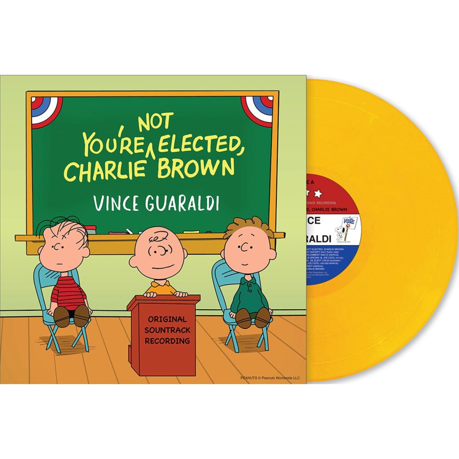 Picture of Vince Guaraldi - You're Not Elected, Charlie Brown (Woodstock Yellow Vinyl)