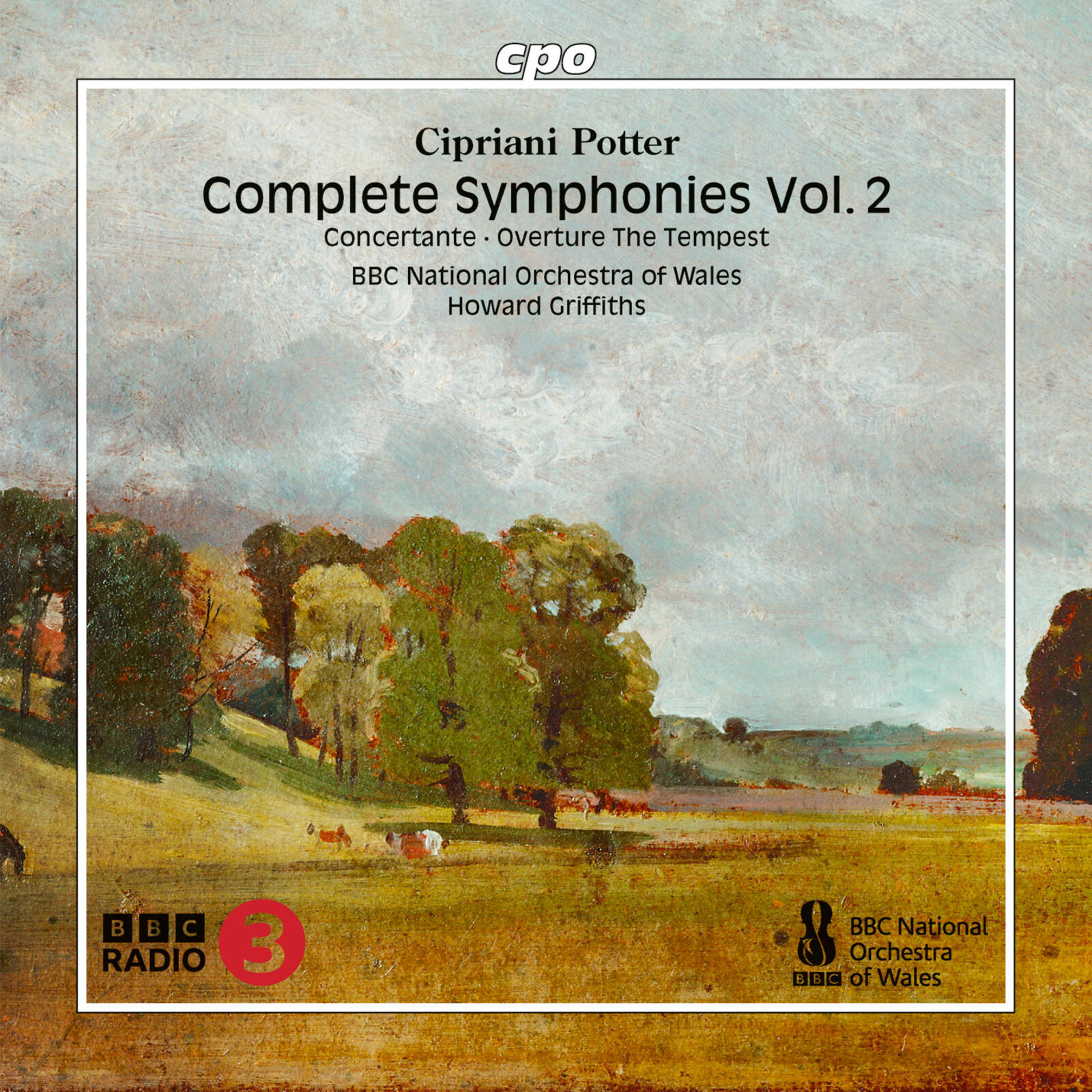 Picture of Mishka Rushdie Momen; Jonian Ilias Kadesha; Tim Posner; Philip Nelson; BBC National Orchestra of Wales; Howard Griffiths - Cipriani Potter: Complete Symphonies, Vol. 2