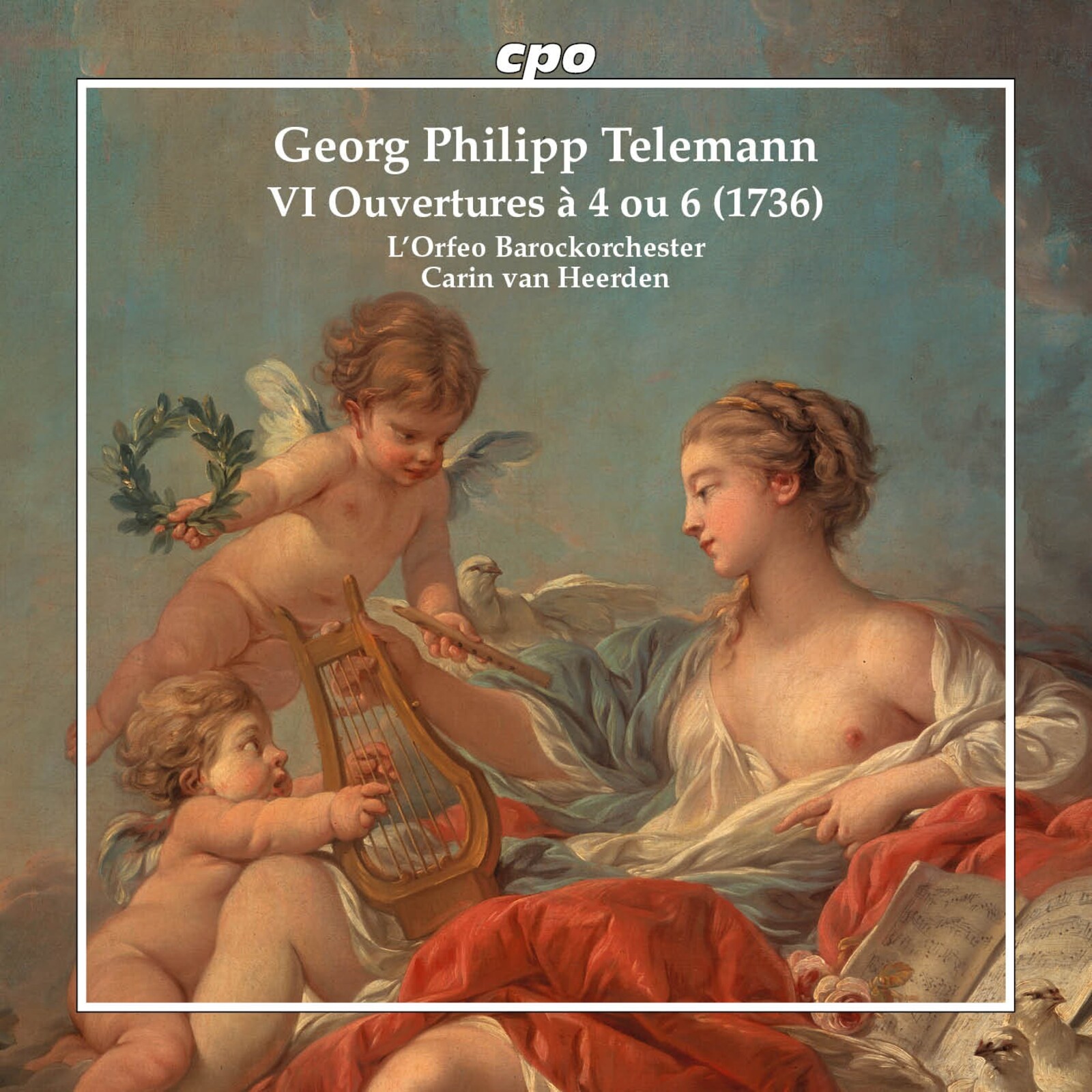 Picture of L'Orfeo Barockorchester; Carin van Heerden - Georg Philipp Telemann: VI Ouvertures a 4 ou 6 (1736)