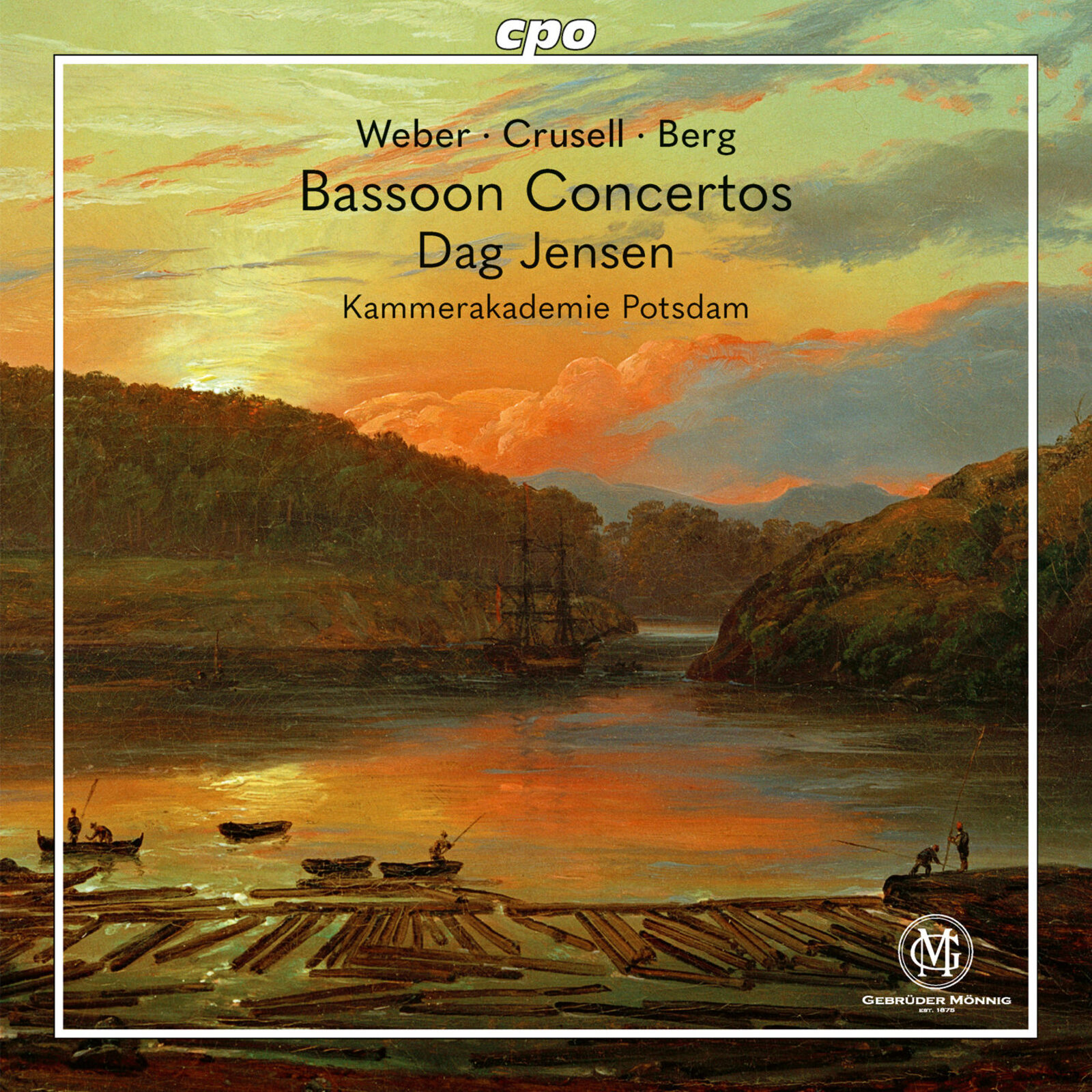 Picture of Dag Jensen; Kammerakademie Potsdam - Carl Maria von Weber; Bernhard Crusell; Olav Berg: Bassoon Concertos