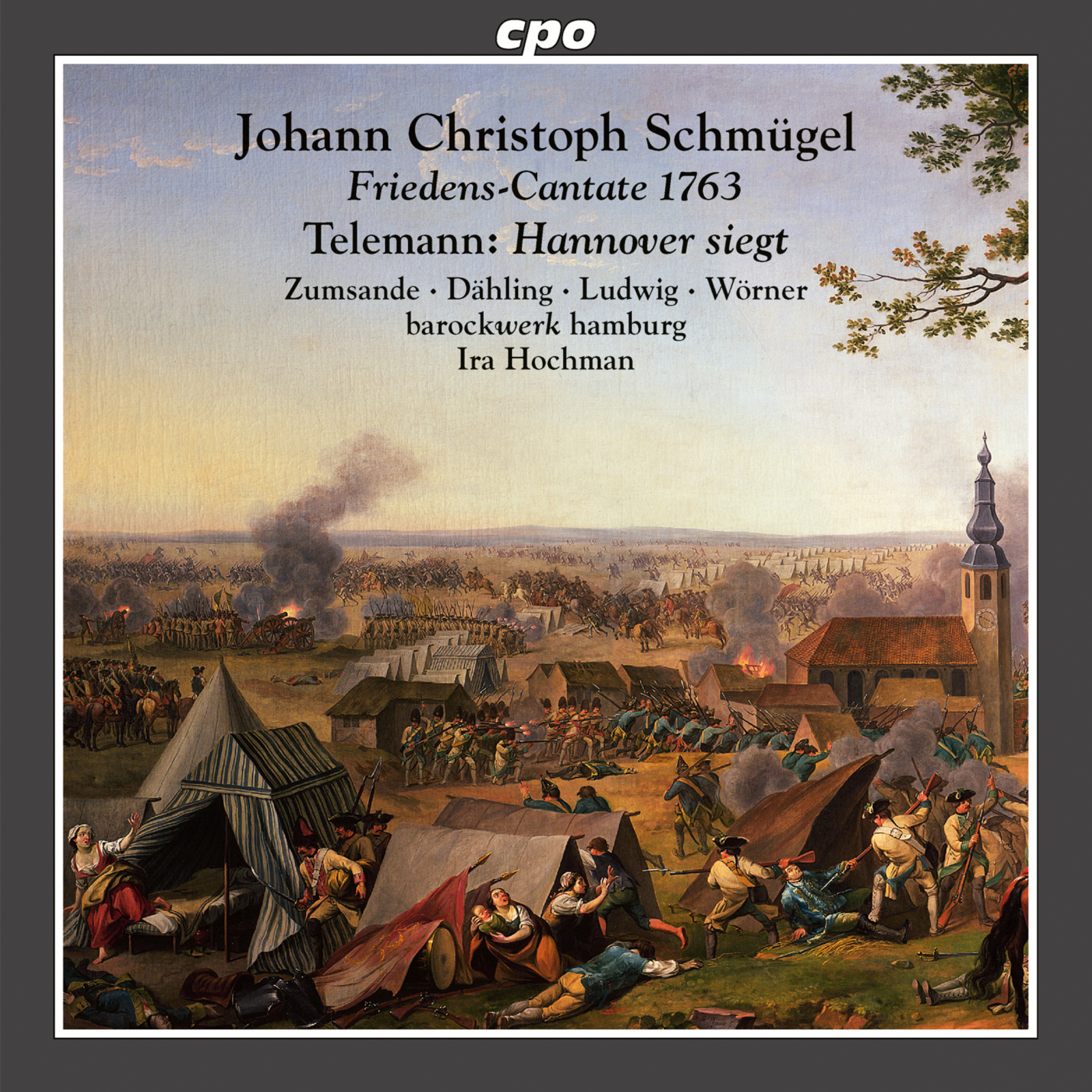 Picture of Hanna Zumsande; Matthias Dahling; Mirko Ludwig; Dominik Worner; barockwerk hamburg ; Ira Hochman - War and Peace - Johann Christoph Schmugel: Friedens-Cantate 1763; Georg Philipp Telemann: Hannover siegt