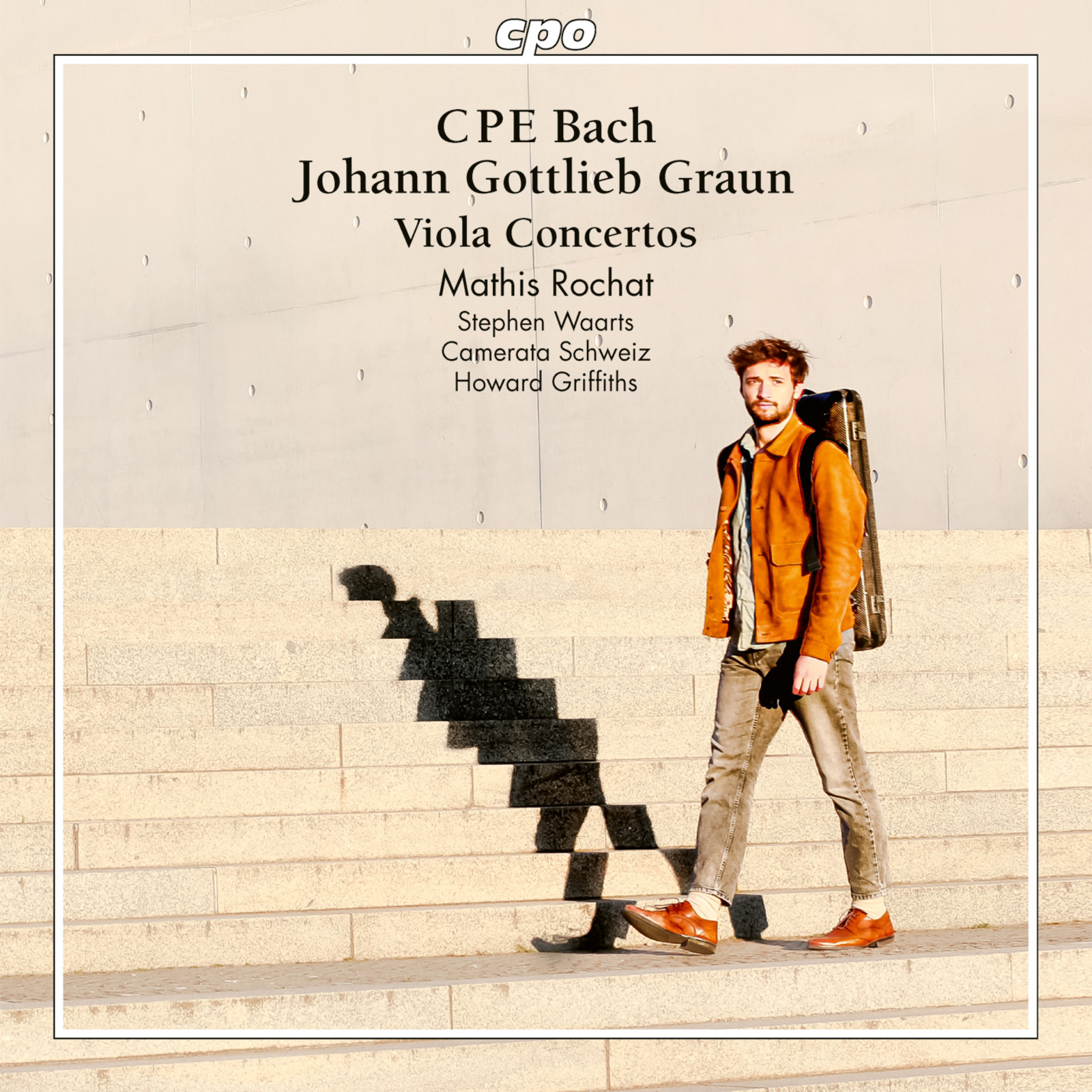 Picture of Mathis Rochat; Stephen Waarts; Christine Theus; Camerata Schweiz; Howard Griffiths - Carl Philipp Emanuel Bach; Johann Gottlieb Graun: Viola Concertos