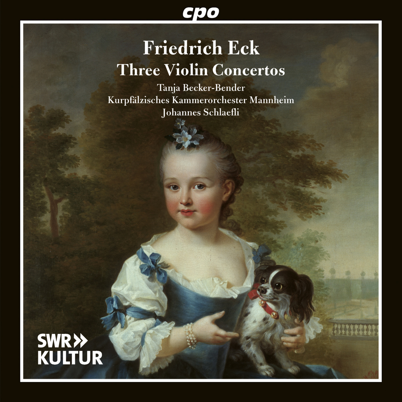 Picture of Tanja Becker-Bender; Kurpfalzisches Kammerorchester Mannheim; Johannes Schlaefli - Friedrich Eck: Three Violin Concertos