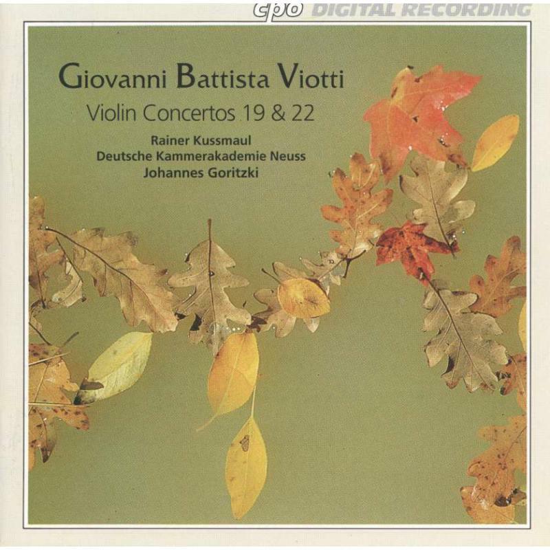 Picture of Kussmaul:Deu Kammer Neuss - VIOTTI - VIOLIN CONCERTOS NOS. 19 22