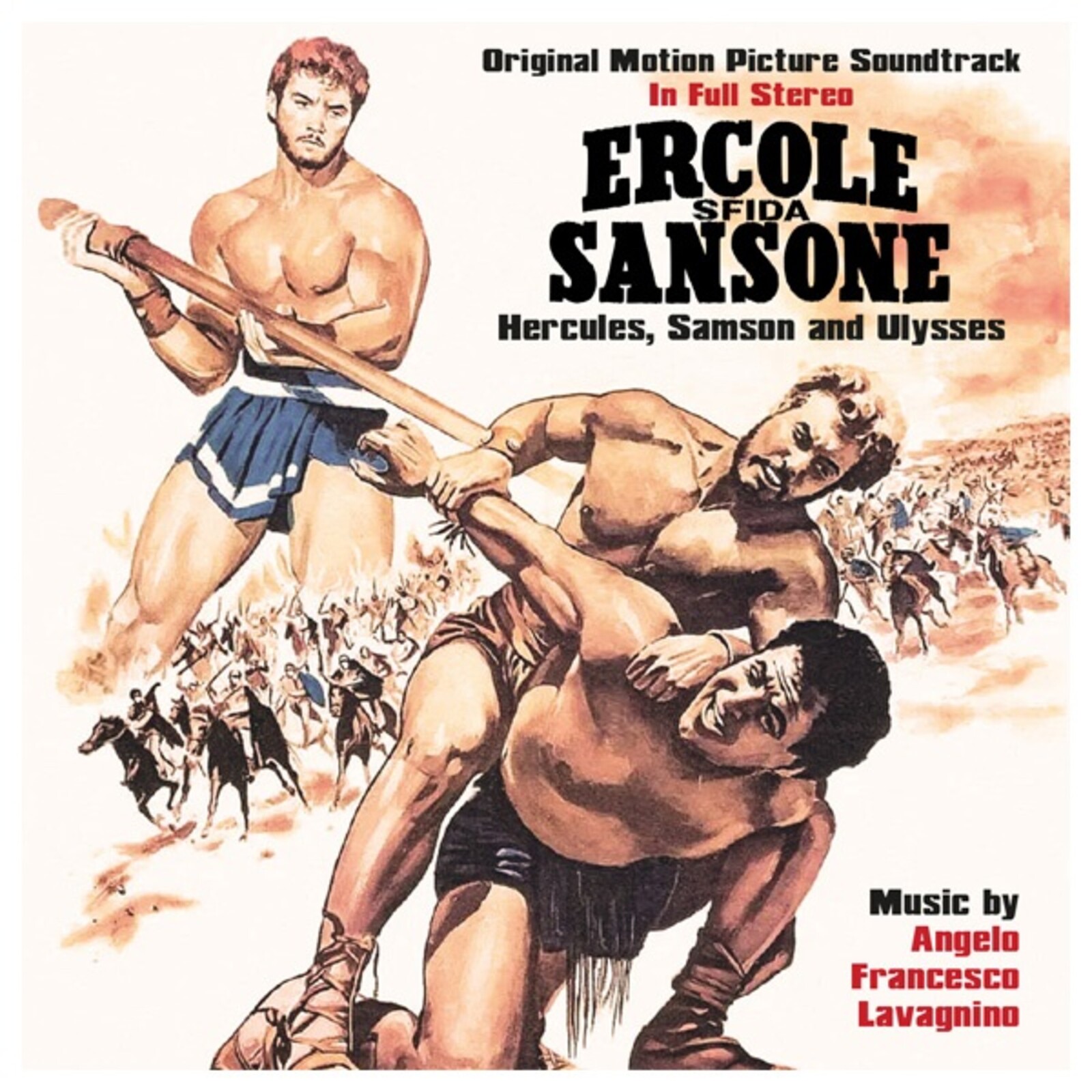 Picture of Angelo Francesco Lavagnino - Ercole Sfida Sansone (Hercules, Samson & Ulysses)