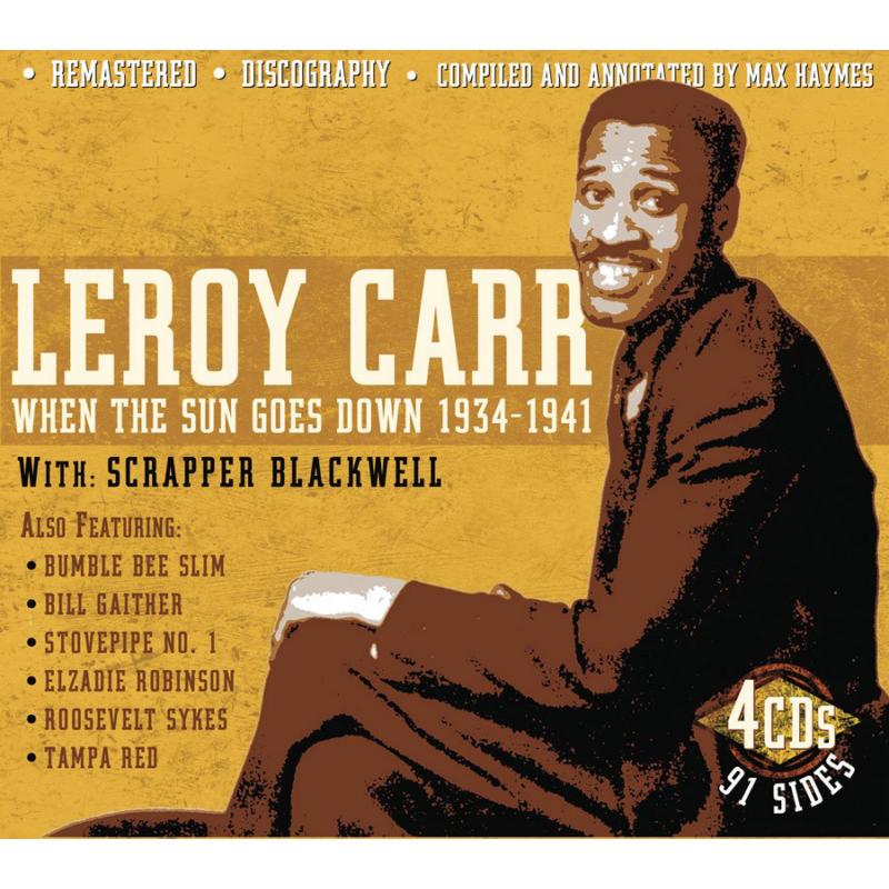 Picture of Leroy Carr - When The Sun Goes Down 1934-41