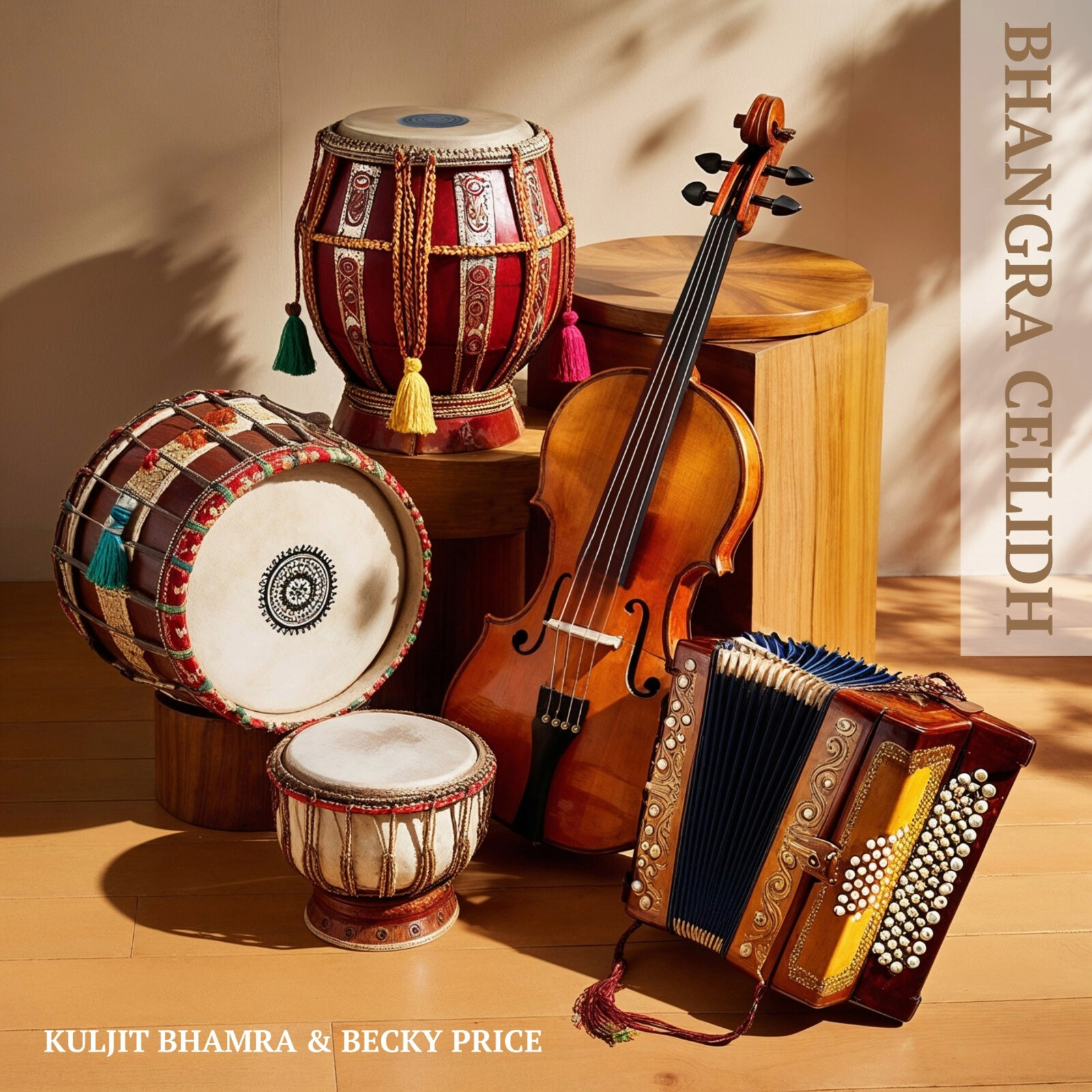 Picture of Kuljit Bhamra & Becky Price - Bhangra Ceilidh